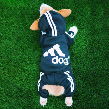 Pet Clothes French Bulldog Dog Costume Pet Jumpsuit Pug Pets Dogs Clothing for Small Medium Dogs Puppy Outfit Hooded sweatshirt PawPrint Treasures