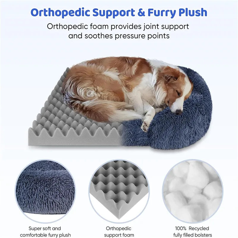 Luxury Winter Warm Large Dog Sofa Bed Dog Kneel Cat Mats House Cushion Pet Sleeping Sofa Beds Mat for Large and Small Dog PawPrint Treasures