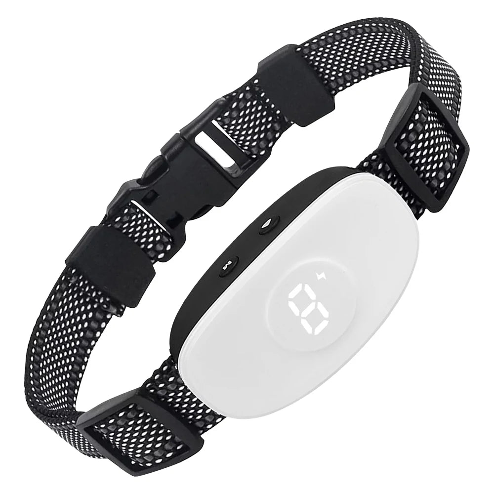 2025 New Anti Barking Collar Smart Dog Bark Collar Vibration Bark Stop Smart Training Collar Adjustable Sensitivity Rechargeable