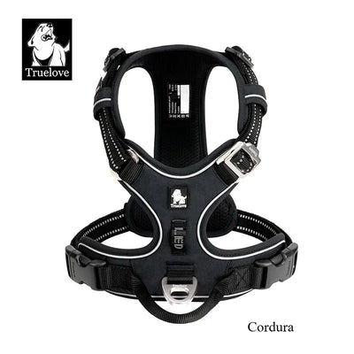 TRUE LOVE TLH5654 No Pull Dog Harness Nylon Reflective Adjustable Step-in Comfortable Pet Harness