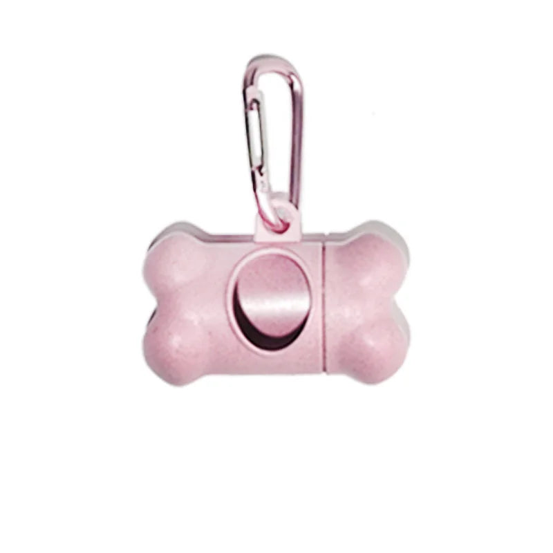 Pet Dog Poop Bag Bone Shape Dispenser Waste Garbage Carrier Holder Dispensers Poop Bag Dogs Trash Cleaning Tool Pet Products
