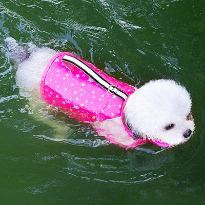 Dog Life Jacket with Traction Pet Life Vest for Small Medium Large Dogs Swimming Summer Clothing for Dogs Cat Playing with Water