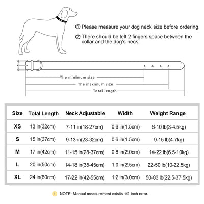 Custom Leather Dog Collar Soft Padded Dog Collars Personalized Pet ID Necklace Free Engraved Name Paw For Small Medium Dogs Pug