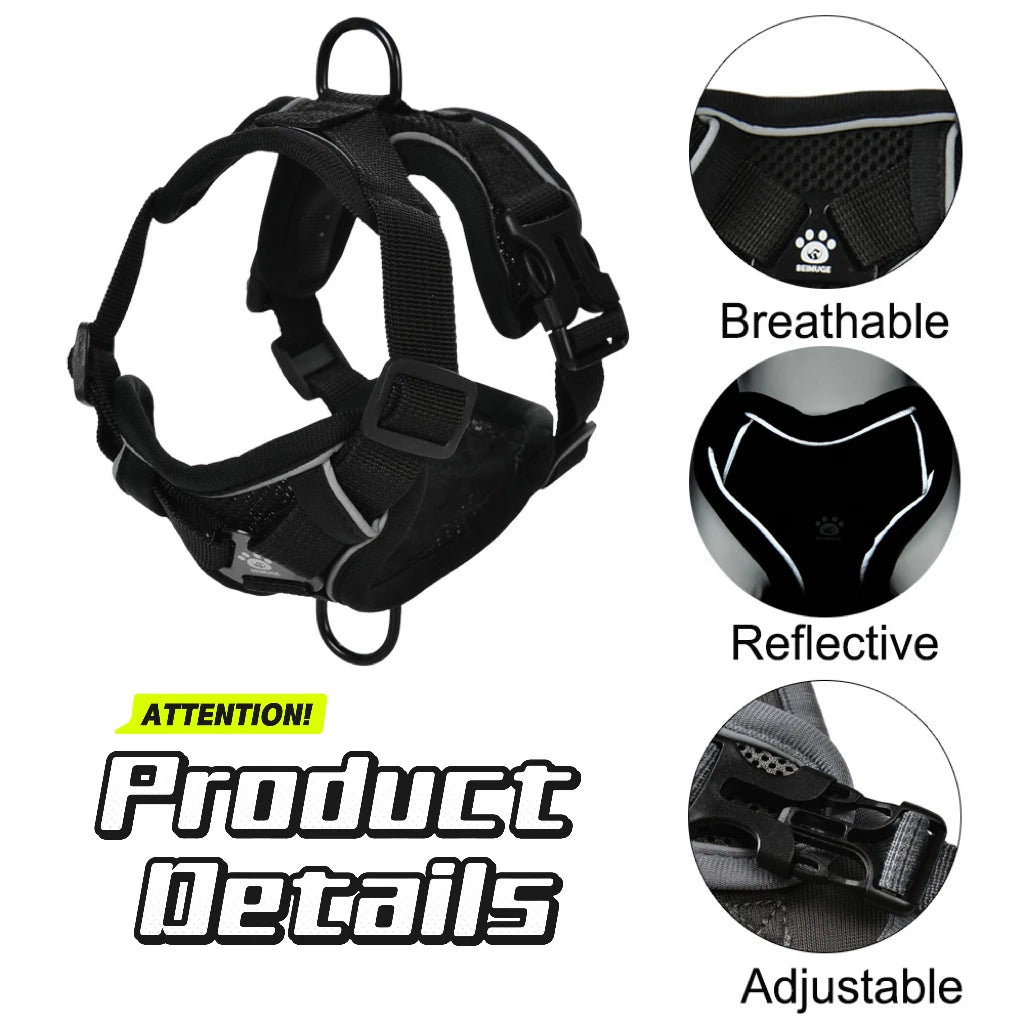 Pet Dog Harness Leash Set Adjustable Puppy Solid Chest Strap with D-ring For Small Medium Dogs Cats French Bulldog Accessories