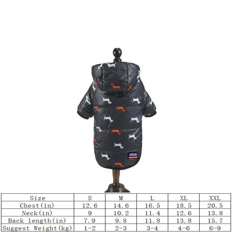 New hot pet clothing two feet hooded cotton-padded cat and dog clothing autumn and winter plus cotton thickened pet clothing PawPrint Treasures