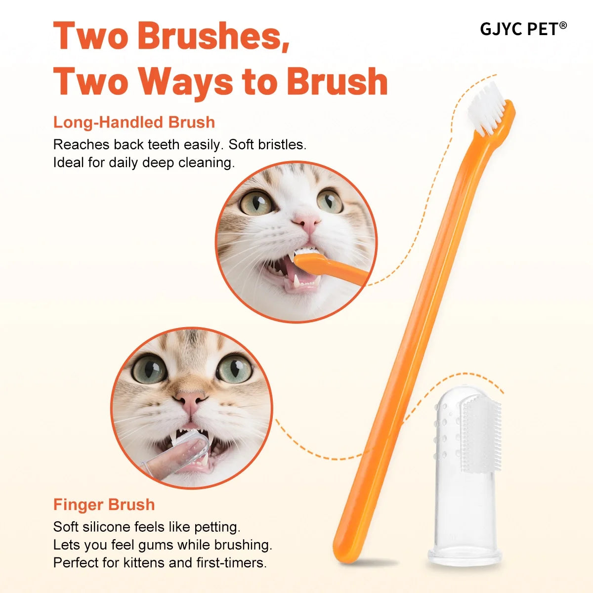 Cat Toothpaste Enzymatic Dental Gel Salmon Flavor Plaque Tartar Remover Oral Care Fresh Breath Edible Safe for Daily Brushing