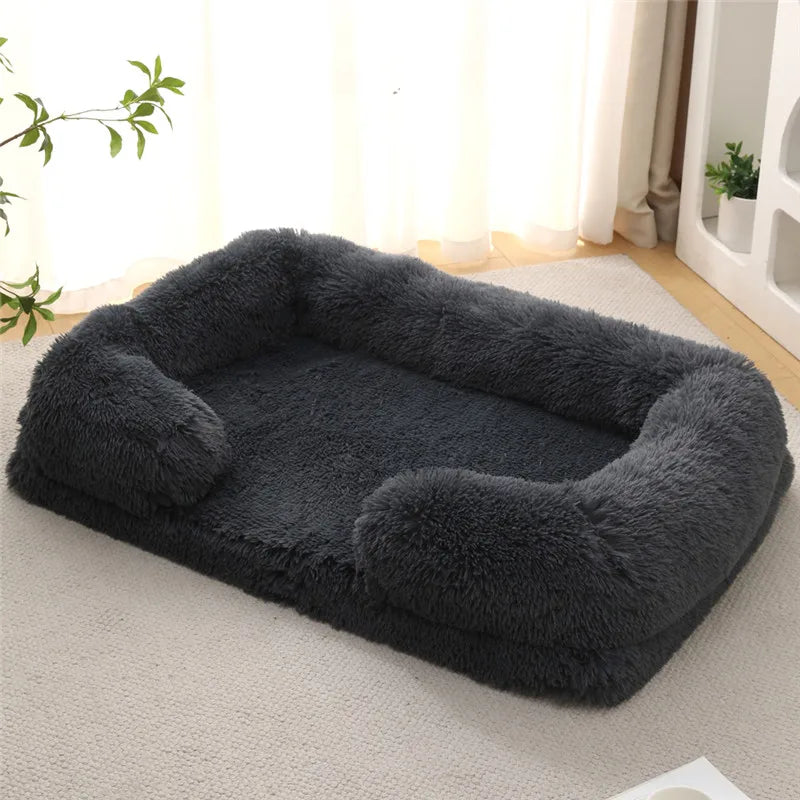 Luxury Winter Warm Large Dog Sofa Bed Dog Kneel Cat Mats House Cushion Pet Sleeping Sofa Beds Mat for Large and Small Dog PawPrint Treasures