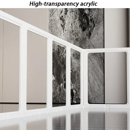 Indoor Dog Fences Cages Backyard Transparent Dog Enclosure High Home Puppy Playpen Small Animals Crate Portable Pet Corral PawPrint Treasures