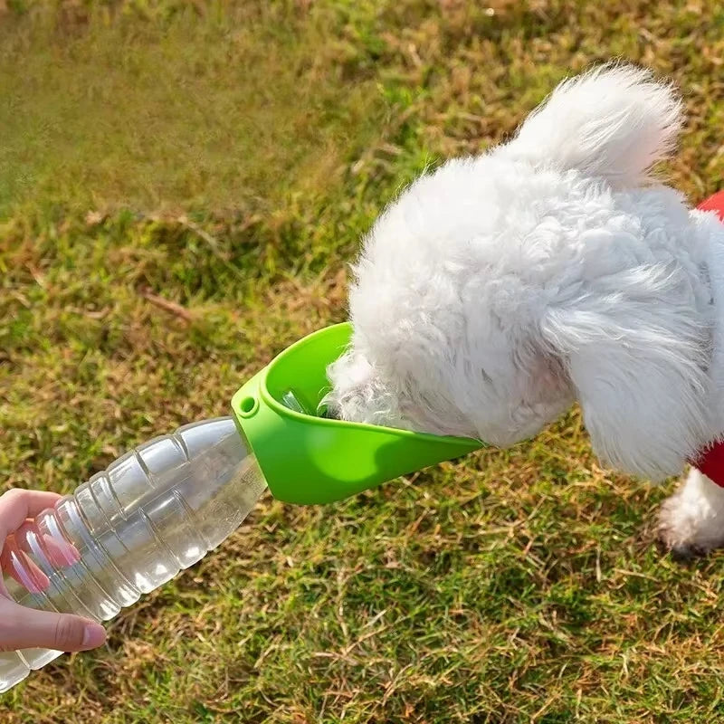 Portable Dog Water Bottle Leakproof Travel Water Dispenser Outdoor Drinking Cup Puppy Cat Pet Feeder Silicone Bowl Pet Supplies