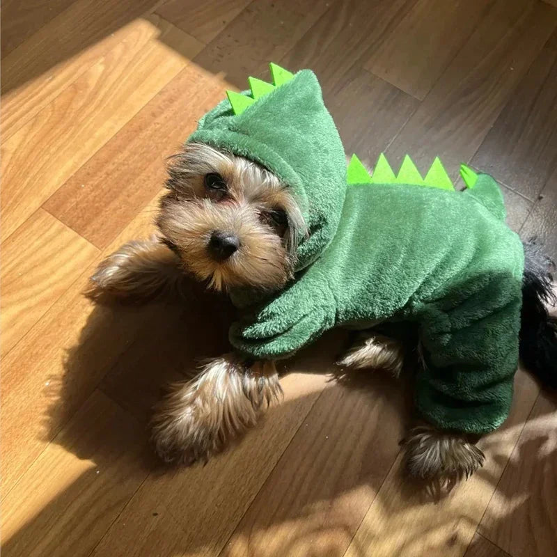 Coral Fleece Cosplay Costume for Pet  Clothing for Small Dogs Puppy Cats Clothes Chihuahua Yorkshire Costume Coat PawPrint Treasures
