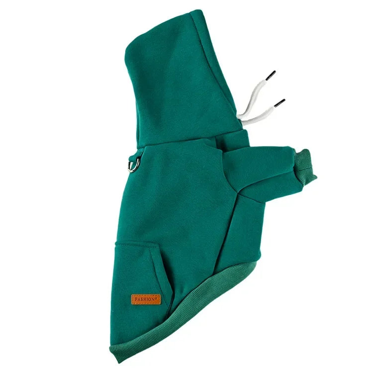 Dog Clothes Pet Dog Hoodie Small And Medium Dog Vest Outdoor Sweatshirt Bulldog Husky Warm Fleece Pet Clothing Puppy Cat Costume PawPrint Treasures