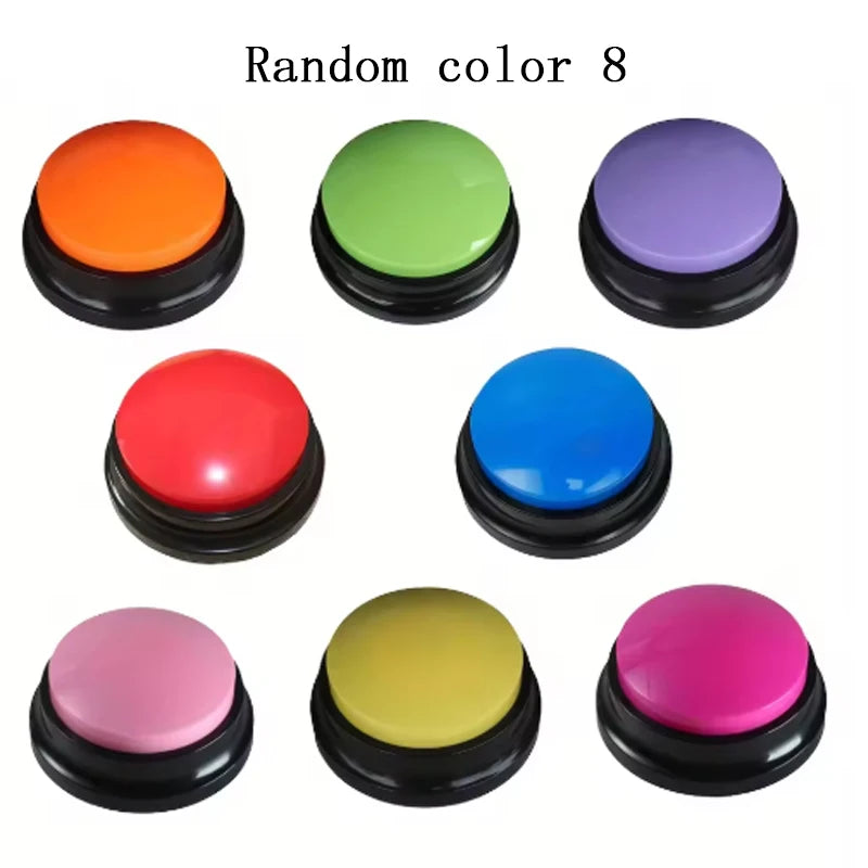 Dog Communication Buttons Voice Recording Button for Pet Training Buzzer 30 Second Record Playback Funny Gift for Talking