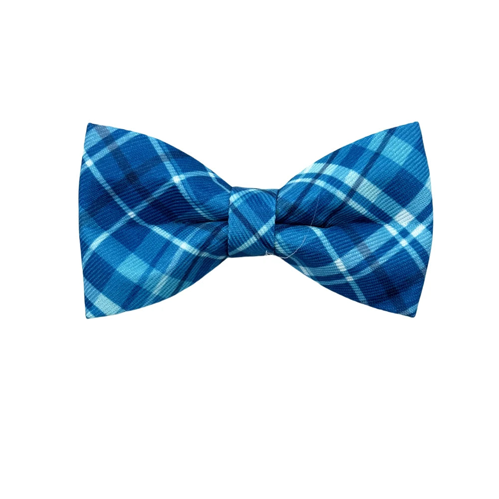 50/100pcs Plaid Style Dog Bow Ties Small Cat Dog Bowties Removable Dog Collar Accessories Pet Grooming Supplies