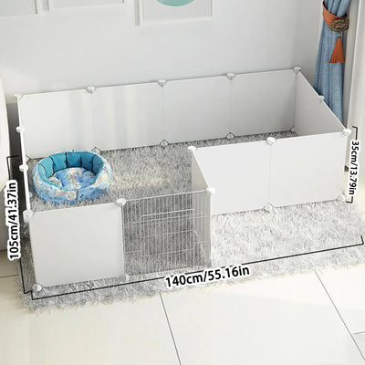 Multifunctional DIY Pet Fence Dog Fence Transparent Dog Fence Dog Cage Cat Fence Rabbit Isolation Fence