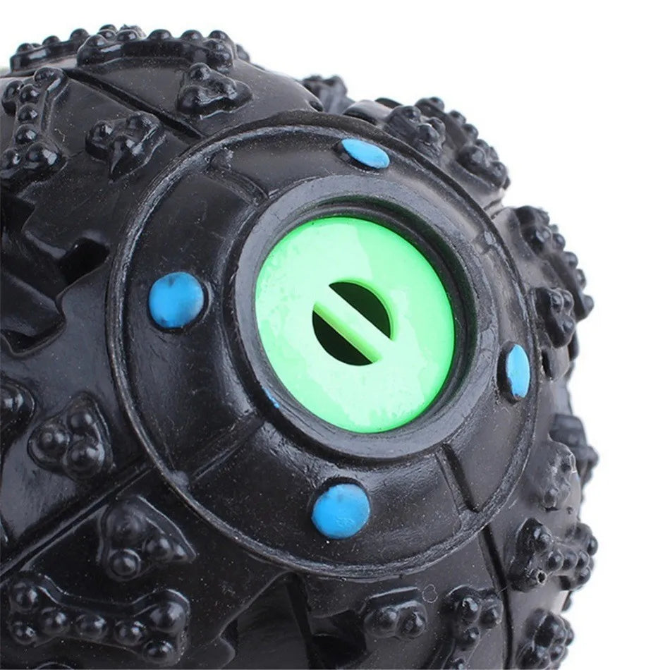 Candy Color Squall Ball Pet Food Dropping Ball Pet Puzzle the Toy Dog Toy Sounding Toy Squeaky Ball round