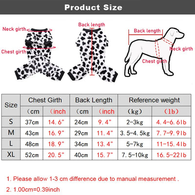Dog Winter Pajamas Pomeranian Overalls Pajamas Halloween Print Warm Jumpsuits for Small Puppy Clothes for Dogs Chihuahua