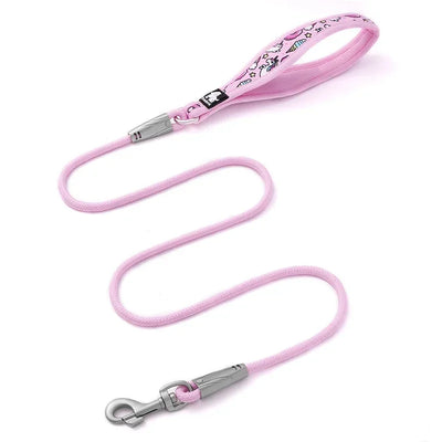 Truelove-Floral Printing Pet Leash Neoprene-Padded Handle Leash Small Medium Dog Safety Enjoyable Walking Experience TLL25761