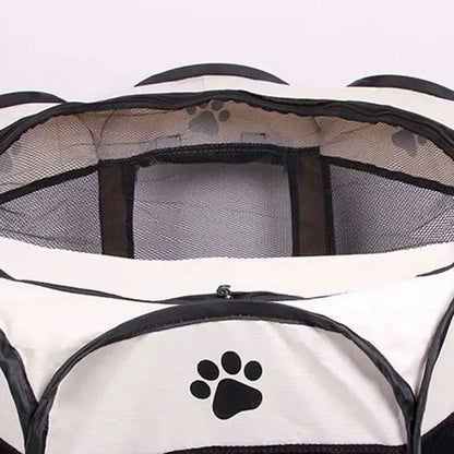 Portable Foldable Pet Tent Kennel Octagonal Fence Puppy Shelter Easy To Use Outdoor Easy Operation Large Dog Cages Cat Fences PawPrint Treasures