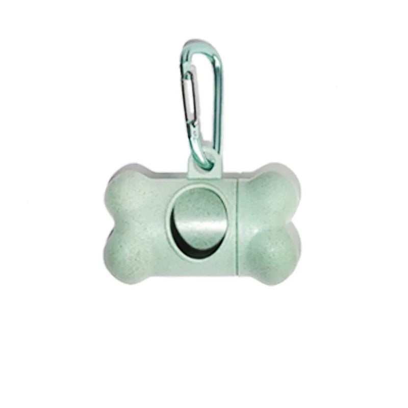 Pet Dog Poop Bag Bone Shape Dispenser Waste Garbage Carrier Holder Dispensers Poop Bag Dogs Trash Cleaning Tool Pet Products