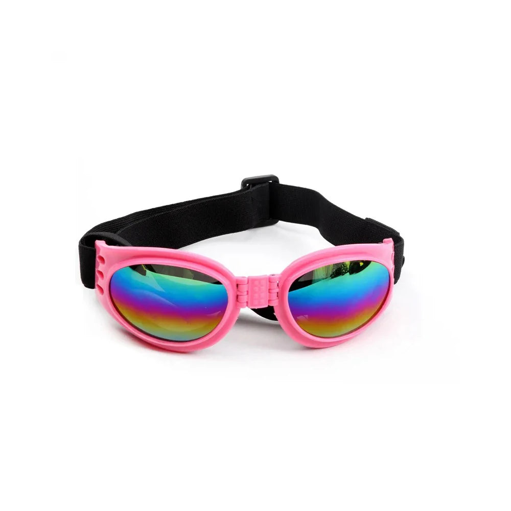 6 Color pet Dog Sunglasses Foldable Adjustable Collapsible Padded UV Protection Sunglasses Pet Accessories Motorcycle Glasses