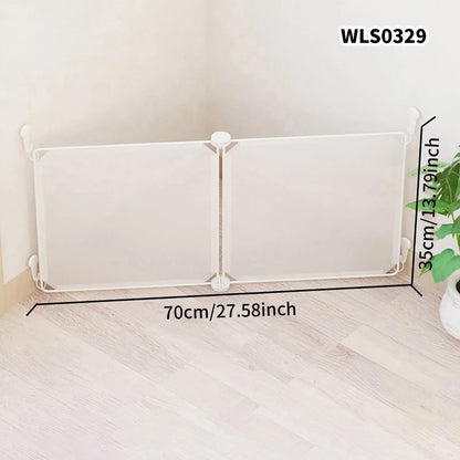 DIY Pet Cage for Home Use, Easy to Install and Disassemble, Dog Fence, Guinea Pig Isolation Net, Dog Cage, Cat Cage, Rabbit Enclosure, Freely Assembled, Turtle Activity Area Barrier Net, No Drilling Required PawPrint Treasures