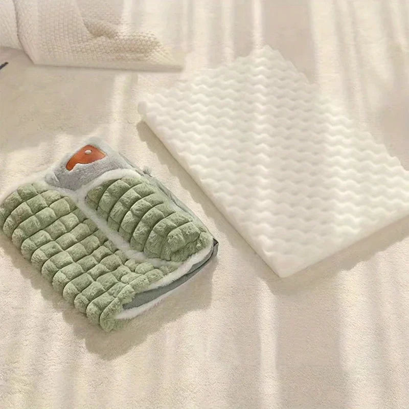 1pc Dog Mat, Four Seasons Universal Kennel, Sleeping Nest with Winter Removable and Washable Floor Mat, Dog Sleeping Mat