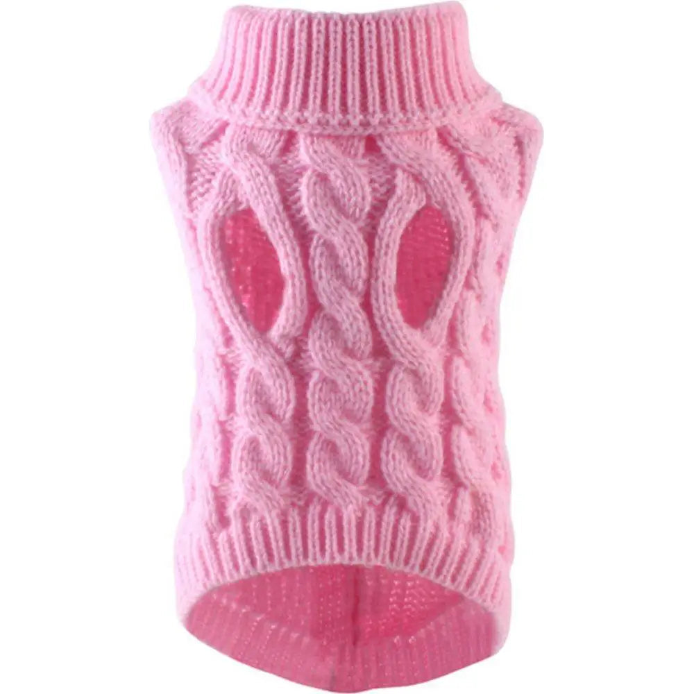 Pet Dog Clothes Sweater Fashion Autumn Winter Warm Dog Sweater Knitted Coat Knitwear for Small Puppy Clothing PawPrint Treasures