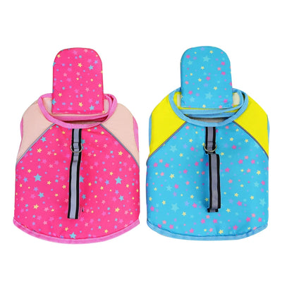 Dog Life Jacket with Traction Pet Life Vest for Small Medium Large Dogs Swimming Summer Clothing for Dogs Cat Playing with Water