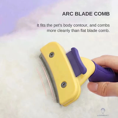 Pet Dog Hair Brush Dogs Cats Hair Remover Open Knotting Comb for Short and Long Hair Reduces Shedding and Detangling Tool