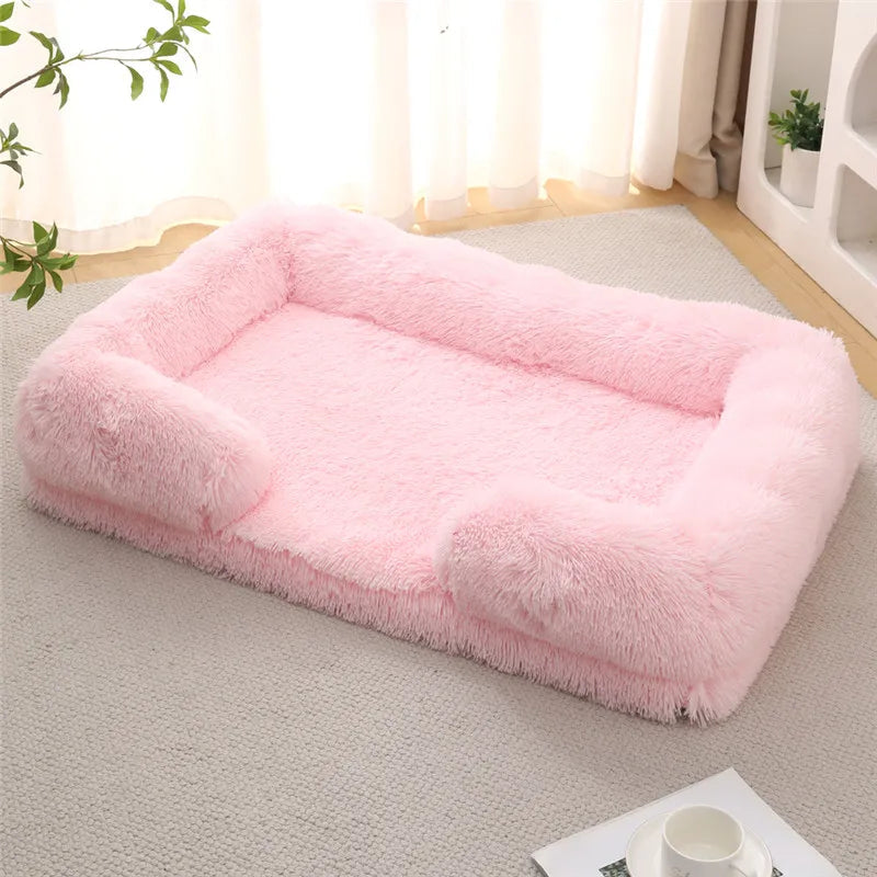 Luxury Winter Warm Large Dog Sofa Bed Dog Kneel Cat Mats House Cushion Pet Sleeping Sofa Beds Mat for Large and Small Dog PawPrint Treasures