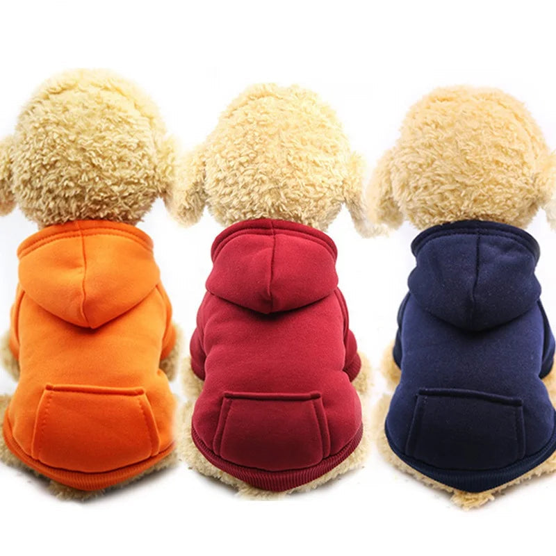 Fashion Pet Clothes For Dogs Coat Jackets Cotton Hoodies Dog Clothes Puppy Pet Overalls For Dogs Cat Clothing Pets Outfit S225 PawPrint Treasures