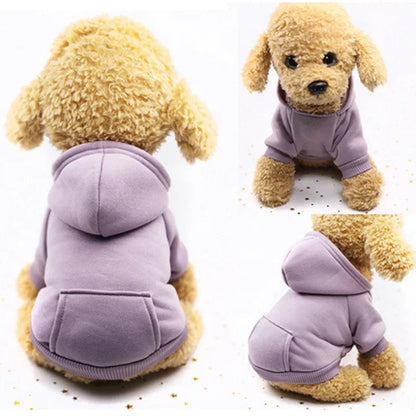 Pet Dog Clothes For Small Dogs Clothing Warm Clothing for Dogs Coat Puppy Outfit Pet Clothes for Large Dog Hoodies Chihuahua PawPrint Treasures