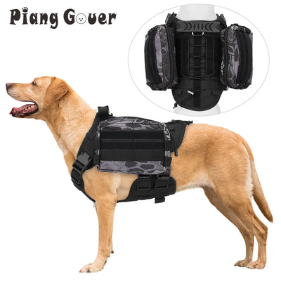 Custom Dog Harness Personalized Tactical Vest DIY Name Pet Harness for Medium Large Big Dog Chest Strap