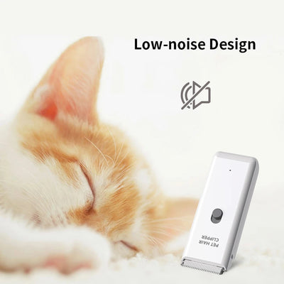 Small Dog Hair Clipper USB Rechargeable Pets Trimmer Cat Shaver Cutting Machine Puppy Carving Grooming Haircut Kit Low Noice