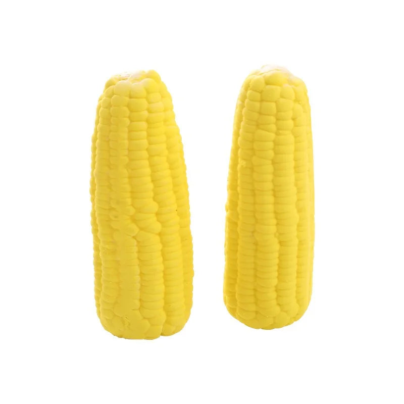 New Pet Toys Squeak Toys Latex Corn Shape Puppy Dogs Toy Pet Supplies Training Playing Chewing Dog Toys for Small Dogs