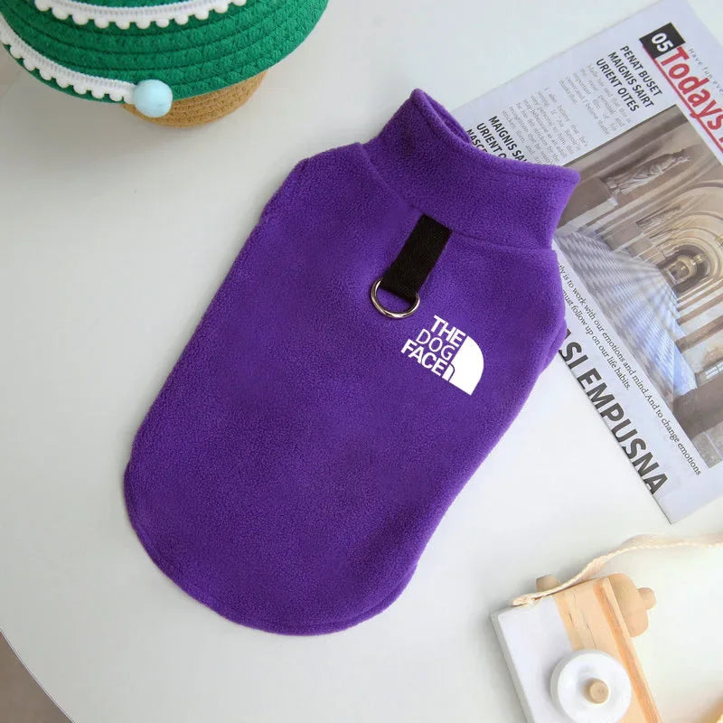 Pet Dog Clothes,Polar Fleece Warm Dog Vest,Fashion Comfortable and Breathable Dog Cothes,Clothes for Small and Medium-sized Dogs PawPrint Treasures