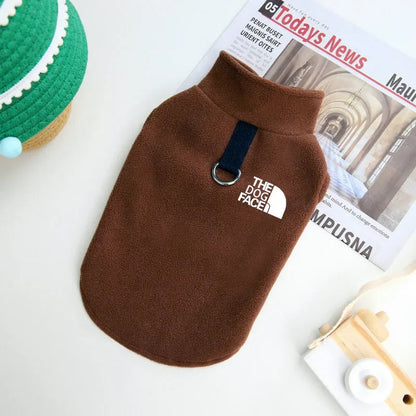 Pet Dog Clothes,Polar Fleece Warm Dog Vest,Fashion Comfortable and Breathable Dog Cothes,Clothes for Small and Medium-sized Dogs PawPrint Treasures