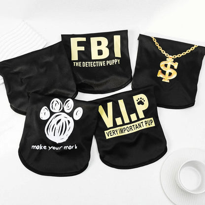 Pet Dog Clothes For Small Medium Dogs Cats Spring Summer Cool Interesting Outward Clothing Shirt For Puppy Chihuahua Yorkie Vest PawPrint Treasures