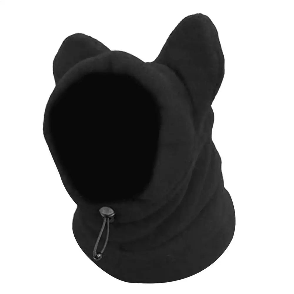 Warm Dog Hat Pet Hood with Ear Muff Warm hat soft walking ears headband Dog Warm Hat for Cold Weather Camping Outdoors