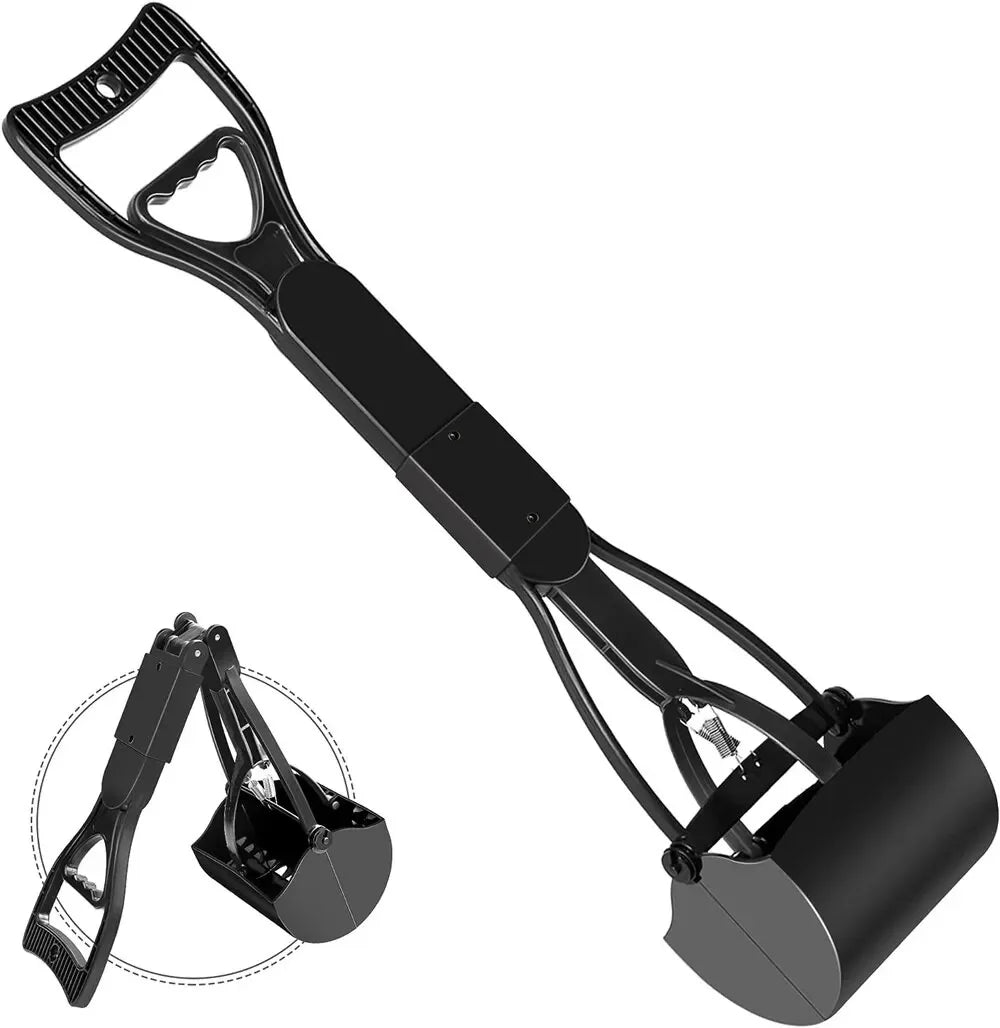 Pet Poop Picker Long Handle Foldable Dog Poop Scoop Outdoor Cleaning Tool Dog Waste Cleaning Supplies