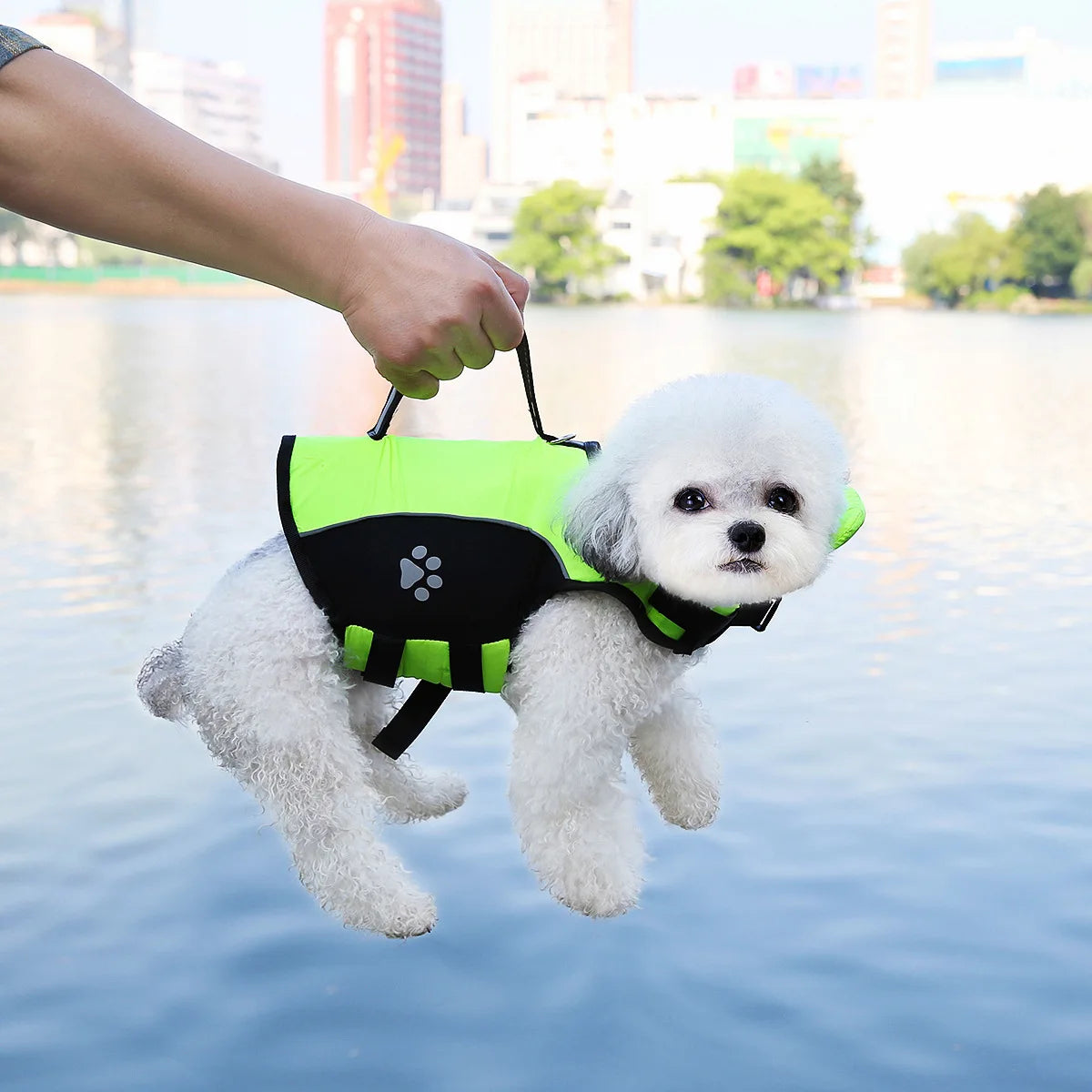 Pet Swimming Dog Training Swimming Tank Top Cat Dog Four Seasons Universal Tank Top Drawable Life Jacket Puppy Clothes