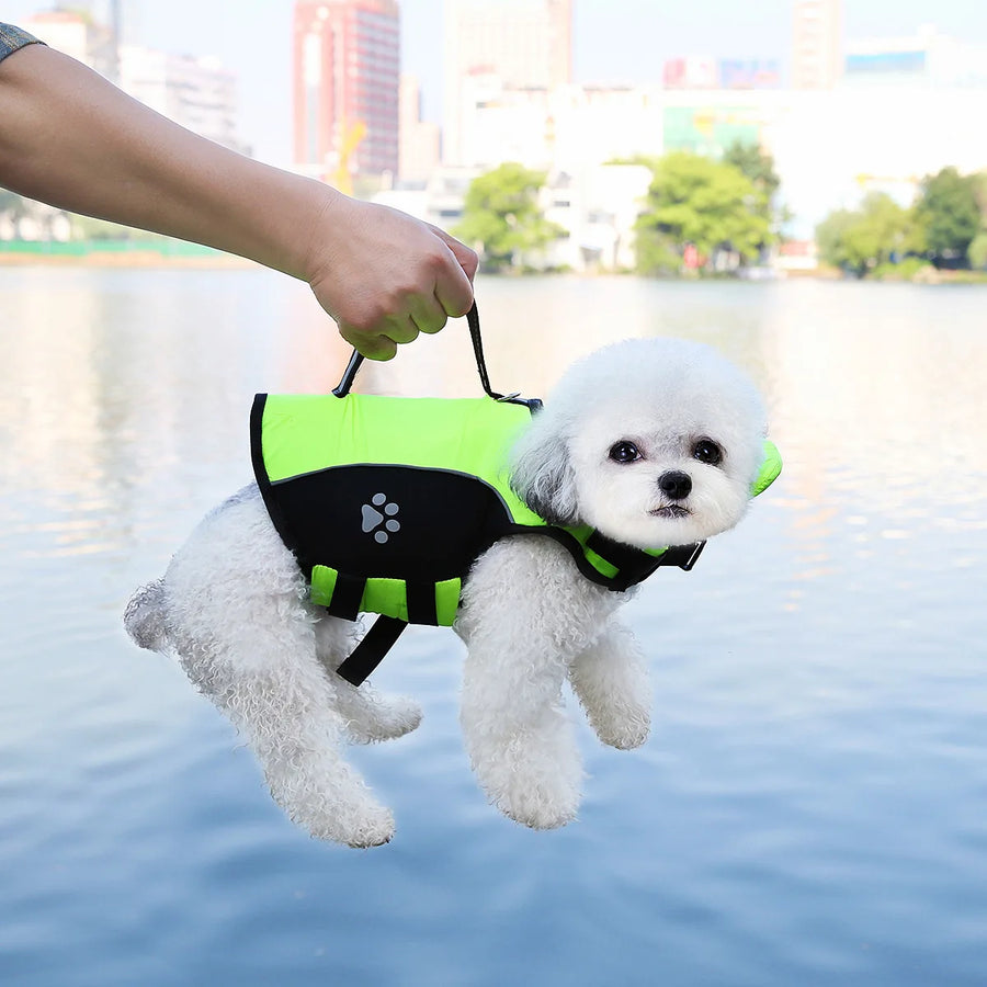 Pet Swimming Dog Training Swimming Tank Top Cat Dog Four Seasons Universal Tank Top Drawable Life Jacket Puppy Clothes