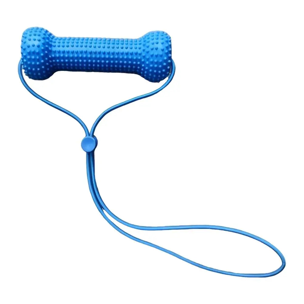 Dual-Action Canine Dental Prop Reusable Dental Chews For Dogs Interactive Dog Dental Chew Toy For Teeth Cleaning Brushing
