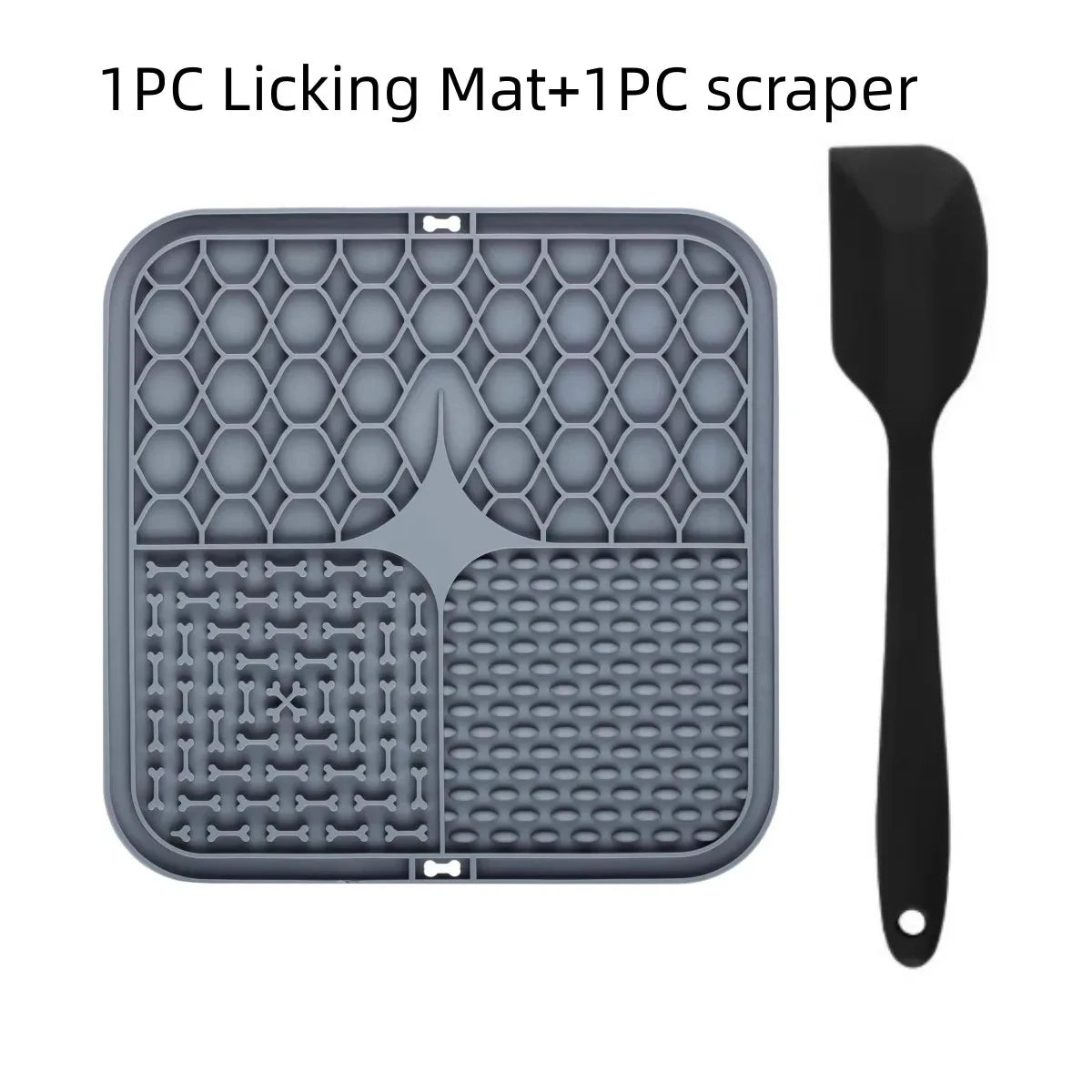 Pet Lick Silicone Mat Dogs Pet Slow Food Plate for Dog Bathing Distraction Silicone Dog Sucker Food Training Dog Feeder Supplies