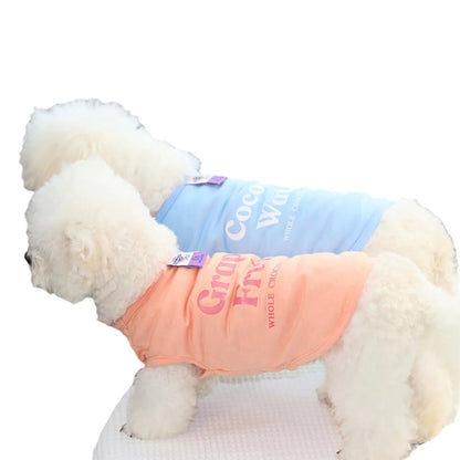Cool Vest Pet Clothing Clothing for Dogs and Cats Thin Vest for Spring and Summer Breathable Pet Clothing Pet Supplies PawPrint Treasures