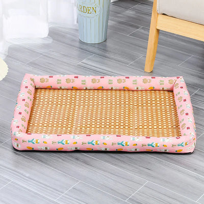 Summer Pet Bed Cat Sleeping Mat Sofa Bed Cooling Mat for Small Dog Cats Comfortable Wear-Resistant Pads Pet Supplies