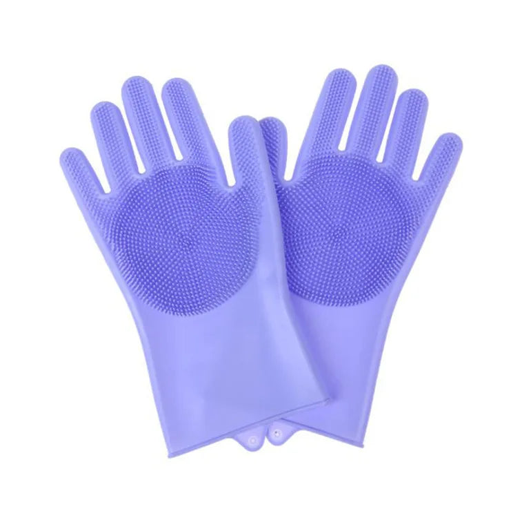Pet Bathing Gloves for Dogs And Cats Thickened Anti-Scratch Bite Proof Shampooing Tool for Teddy Golden Retriever Bathing Gloves