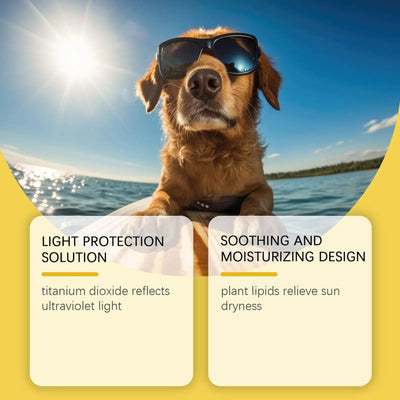 60ml Pet Sunscreen Spray Cat Supplies Dog Sunscreen Moisturizing For Hot Day Outdoor Activities Including Beach Pool Swimming