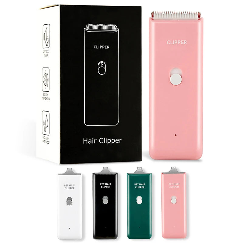 Small Dog Hair Clipper USB Rechargeable Pets Trimmer Cat Shaver Cutting Machine Puppy Carving Grooming Haircut Kit Low Noice