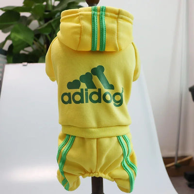 Winter Clothes for Small Dogs Sport Dog Hoodie Fleece Overalls for Small Breeds Dogs Sport Puppy Sweatshirt 4 Legs Dog Jumpsuit